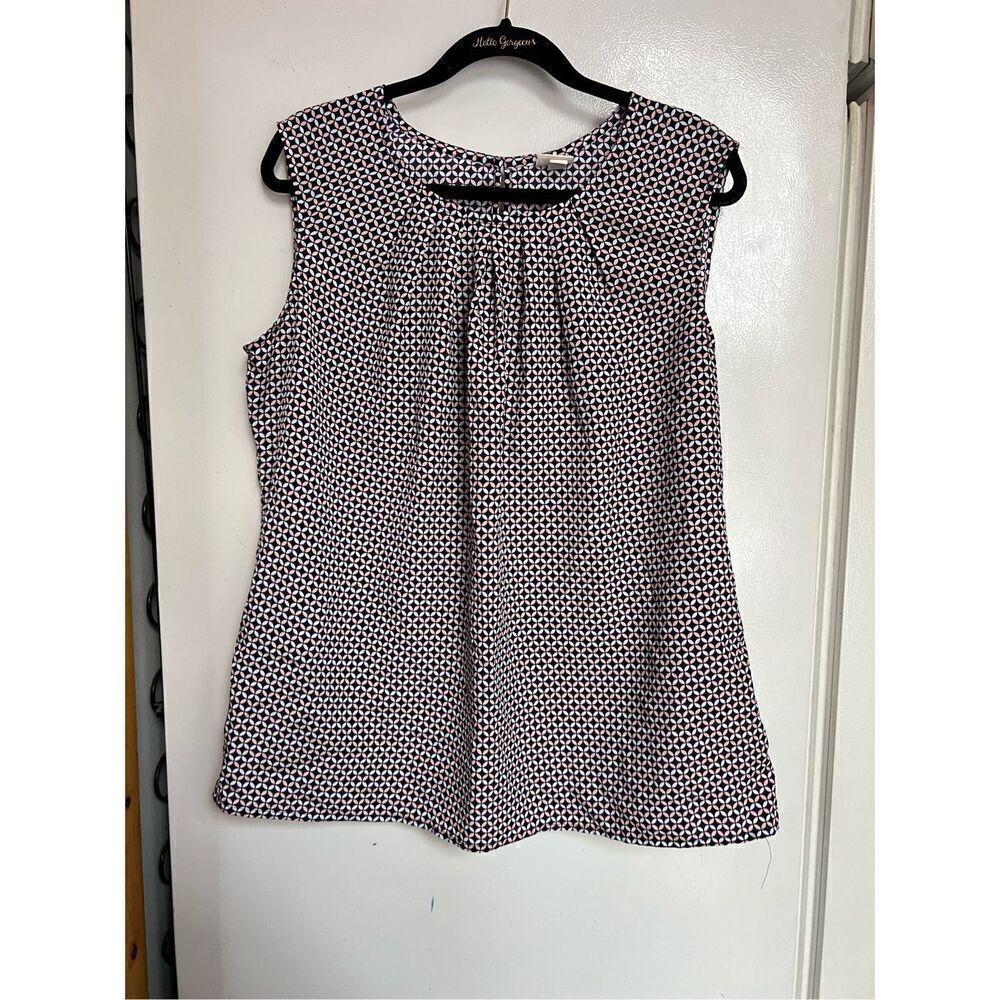 Merona Multicolored Patterned Tank Top Woman’s XXL